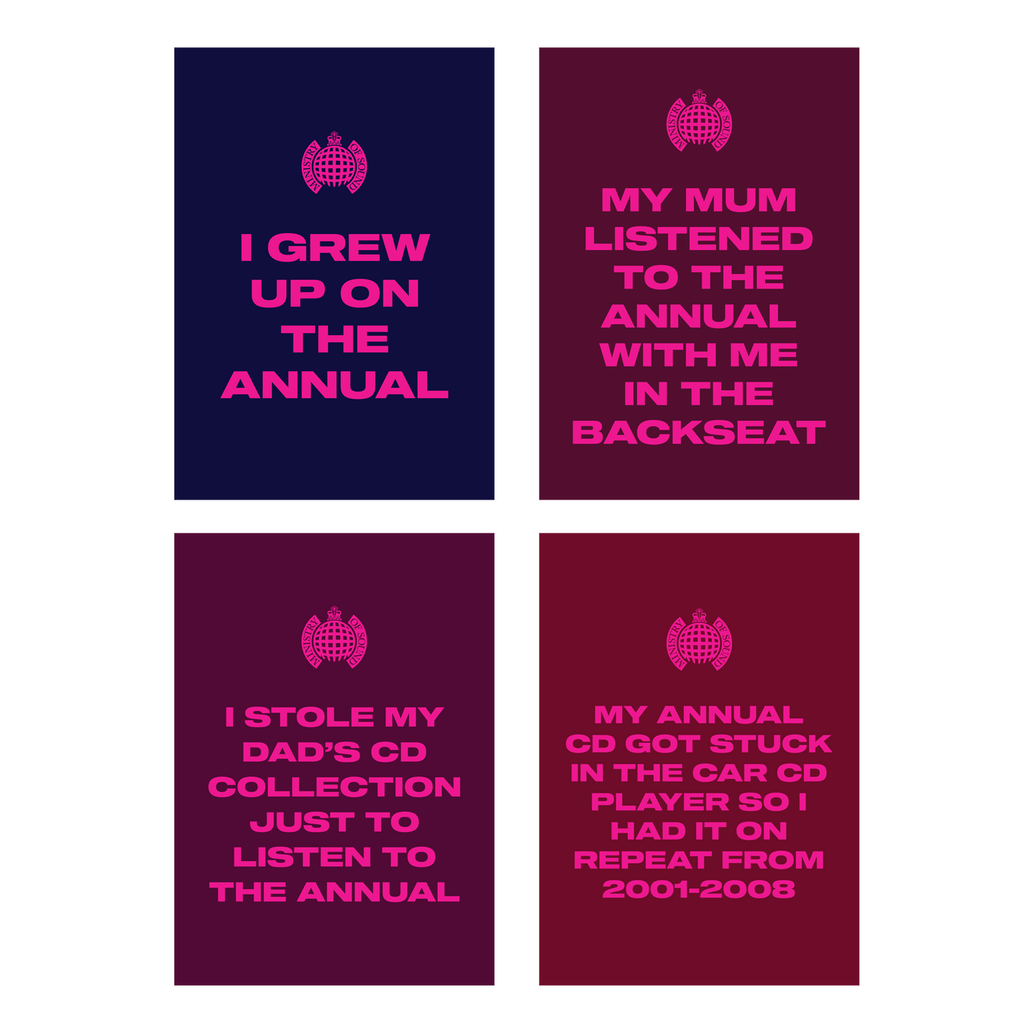 Ministry of Sound | The Annual 2025 Poster Set